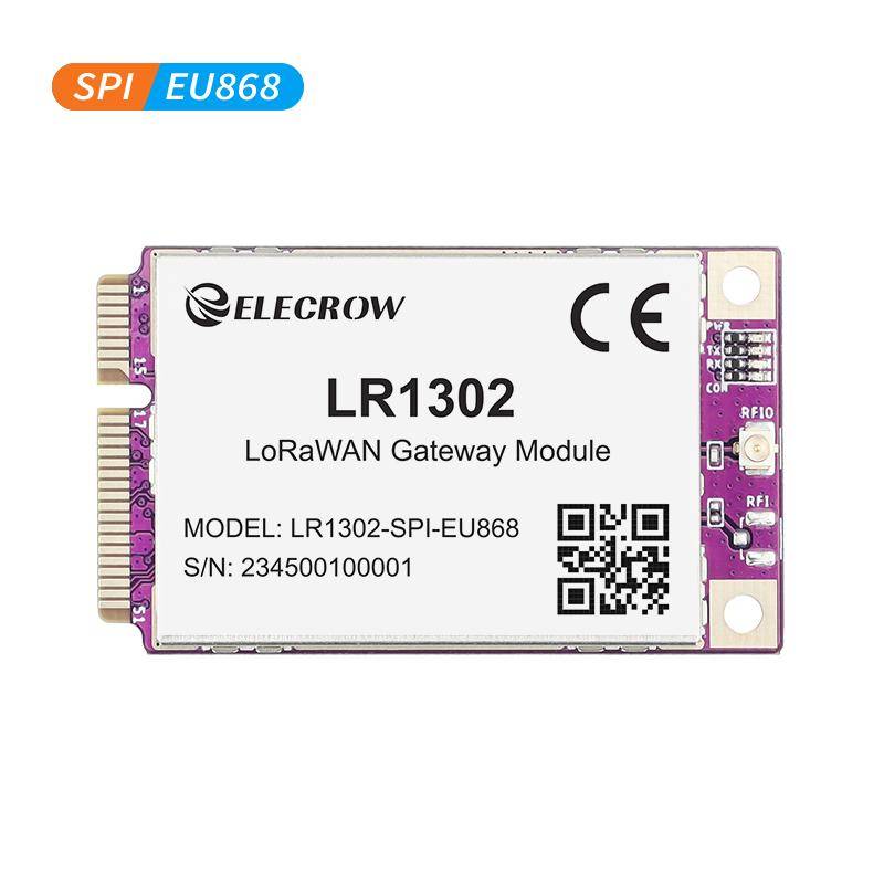 Elecrow LR1302 LoRaWAN Gateway Module SPI EU868, SX1302, 8 Kanäle, Mini PCIe, -139dBm, 26dBm, 3,3V