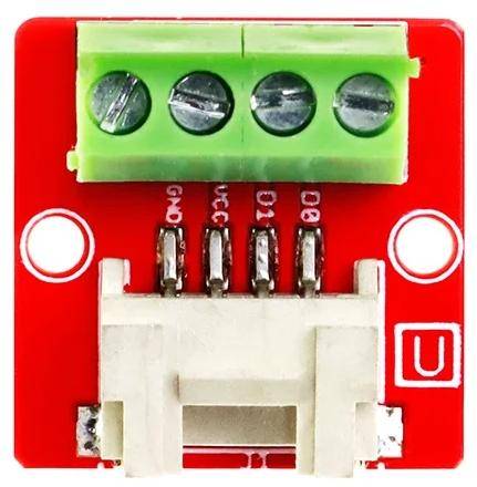 Elecrow Crowtail Screw Terminal 2.0, 4 Pins 3,5 mm Pitch, 16-26 AWG, 125V, 10A, 3,3-5V