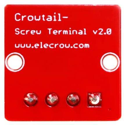 Elecrow Crowtail Screw Terminal 2.0, 4 Pins 3,5 mm Pitch, 16-26 AWG, 125V, 10A, 3,3-5V
