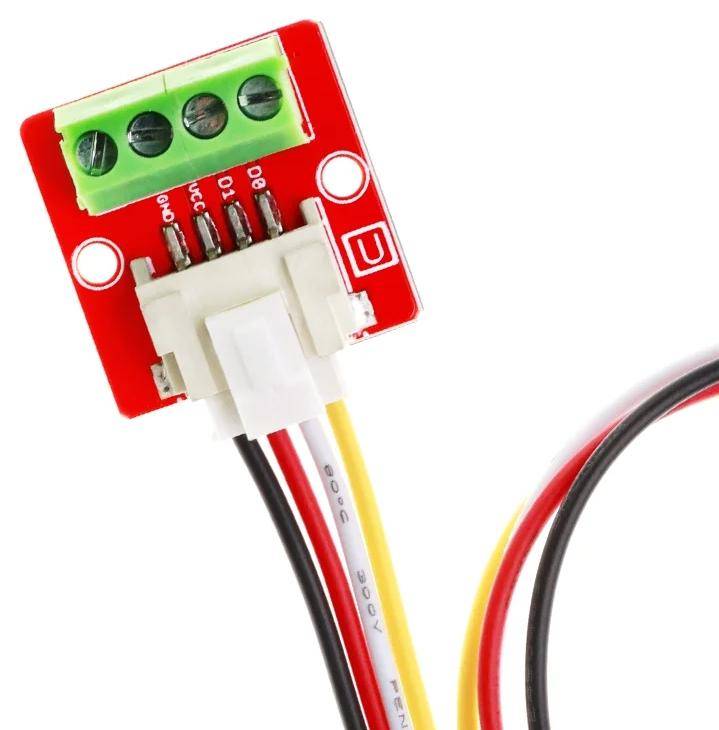 Elecrow Crowtail Screw Terminal 2.0, 4 Pins 3,5 mm Pitch, 16-26 AWG, 125V, 10A, 3,3-5V