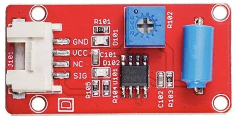 Elecrow Crowtail Vibration Sensor 2.0 Modul SW-420, Digitalausgang LM393, 3,3V - 5V