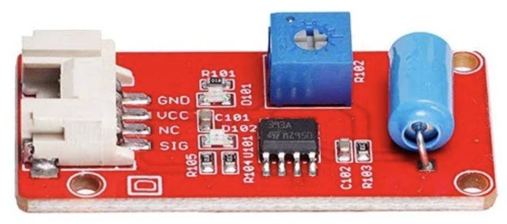 Elecrow Crowtail Vibration Sensor 2.0 Modul SW-420, Digitalausgang LM393, 3,3V - 5V