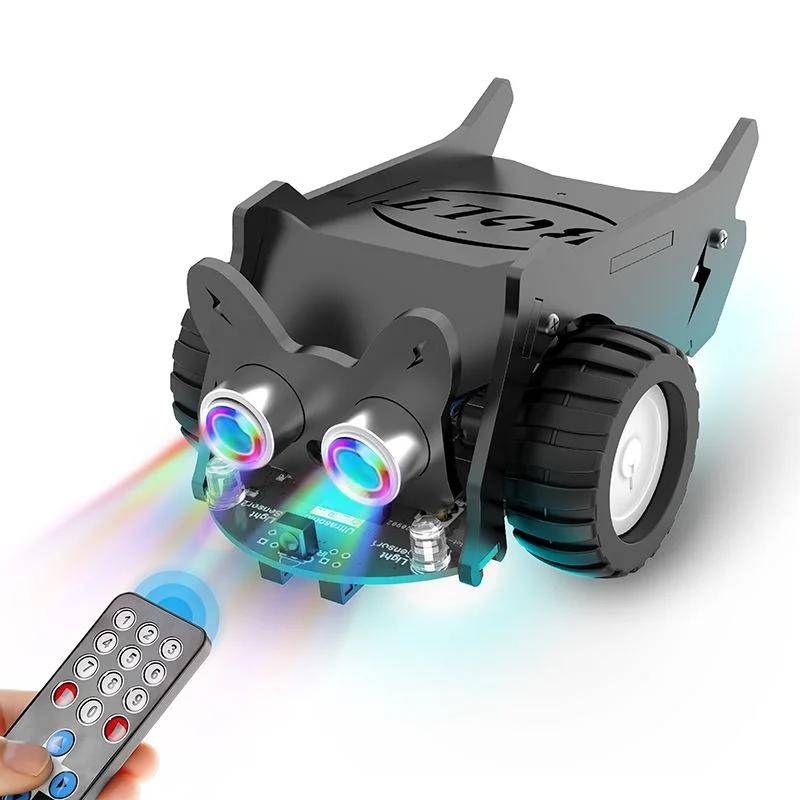 CrowBot BOLT Roboterauto, ESP32, Linien- & Lichtsensor, STEAM, IR, RGB, I2C, Type C