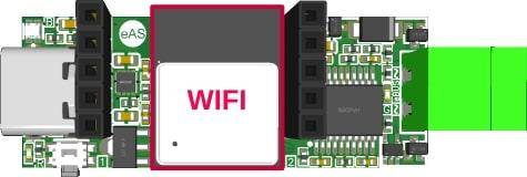 Elecrow eBUS Adapter Shield C6 Stick Edition, ESP32-C6, WLAN, USB, MQTT, galvanisch getrennt, 5V