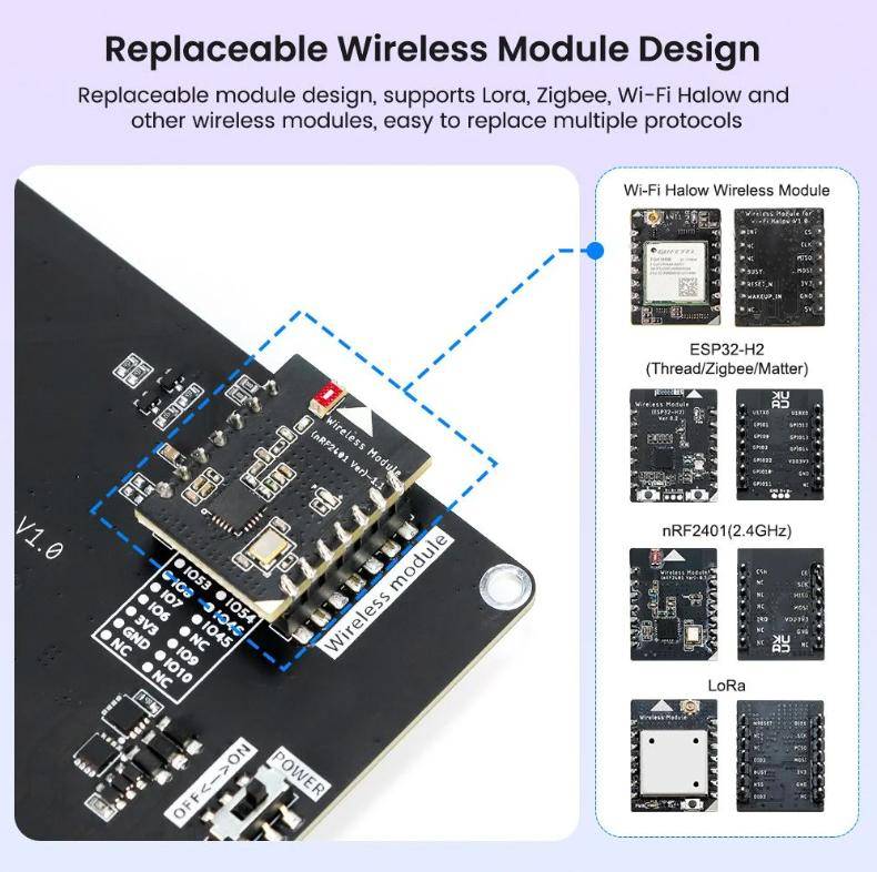 Elecrow CrowPanel Advance 9" HMI-Touch-Display, ESP32-P4/C6, Wi-Fi 6, BT 5.3, Flash/PSRAM, GPIO, 5V