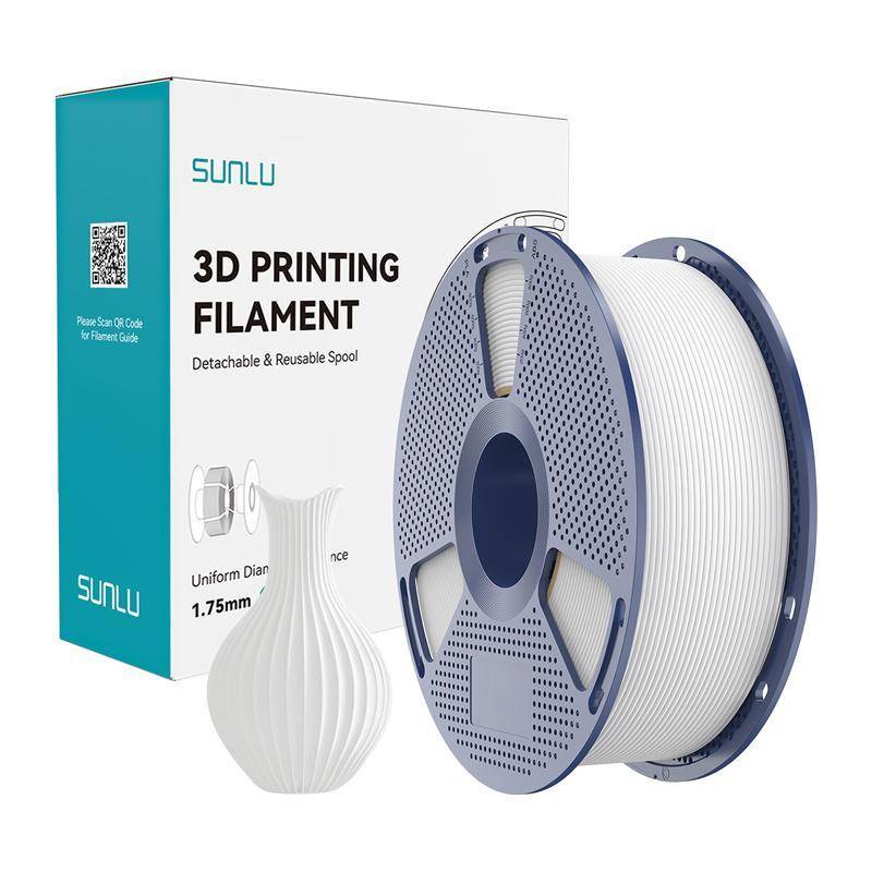 Sunlu PLA Classic Filament, 1,75mm, 1kg - Farbton: White