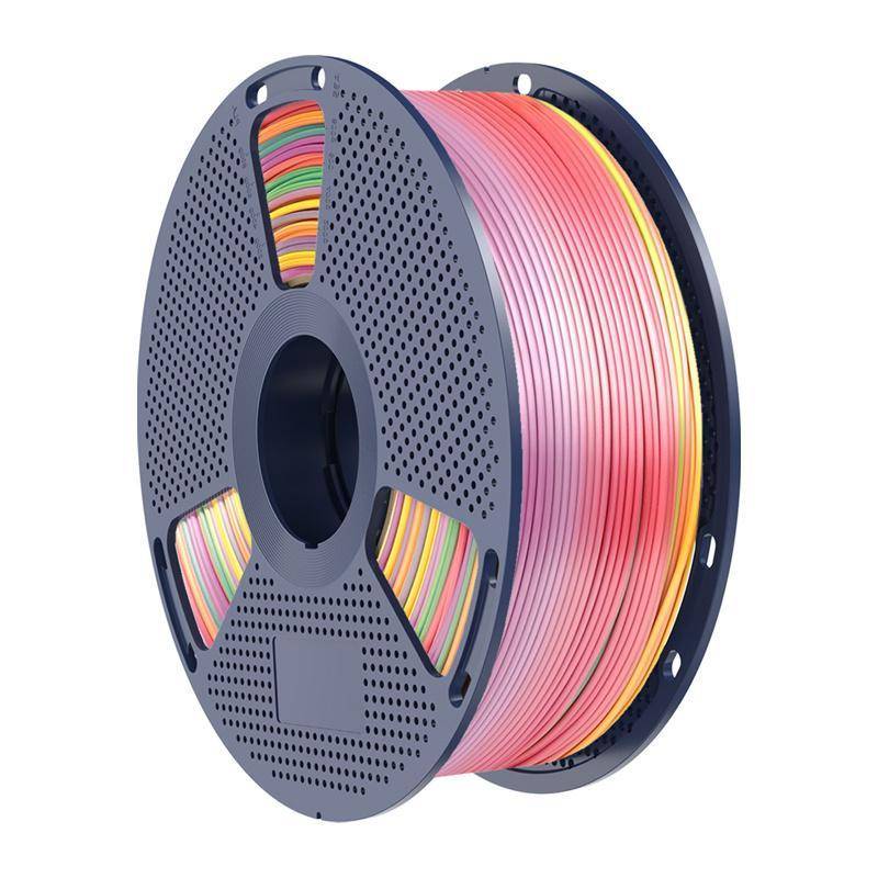 Sunlu PLA+ Silk Rainbow Filament, 1,75mm, 1kg - Farbton: Rainbow 01