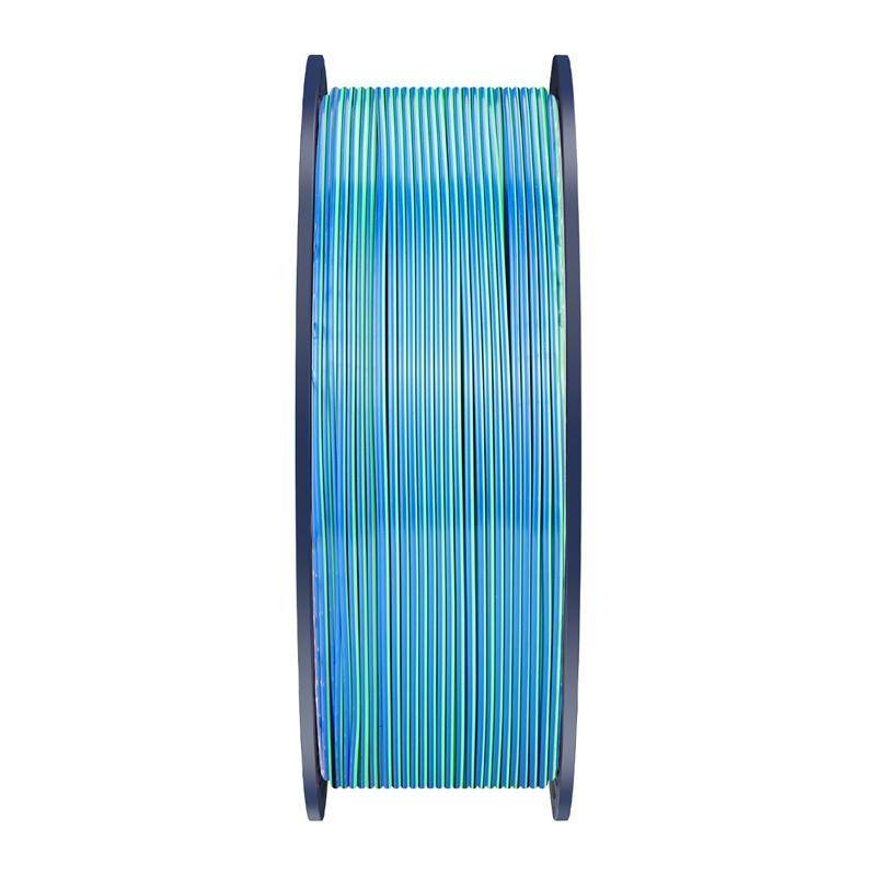 Sunlu PLA+ Silk Tri-Color Filament, 1,75mm, 1kg - Farbton: Blue Green Purple