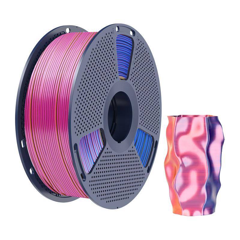 Sunlu PLA+ Silk Tri-Color Filament, 1,75mm, 1kg - Farbton: Red Yellow Blue