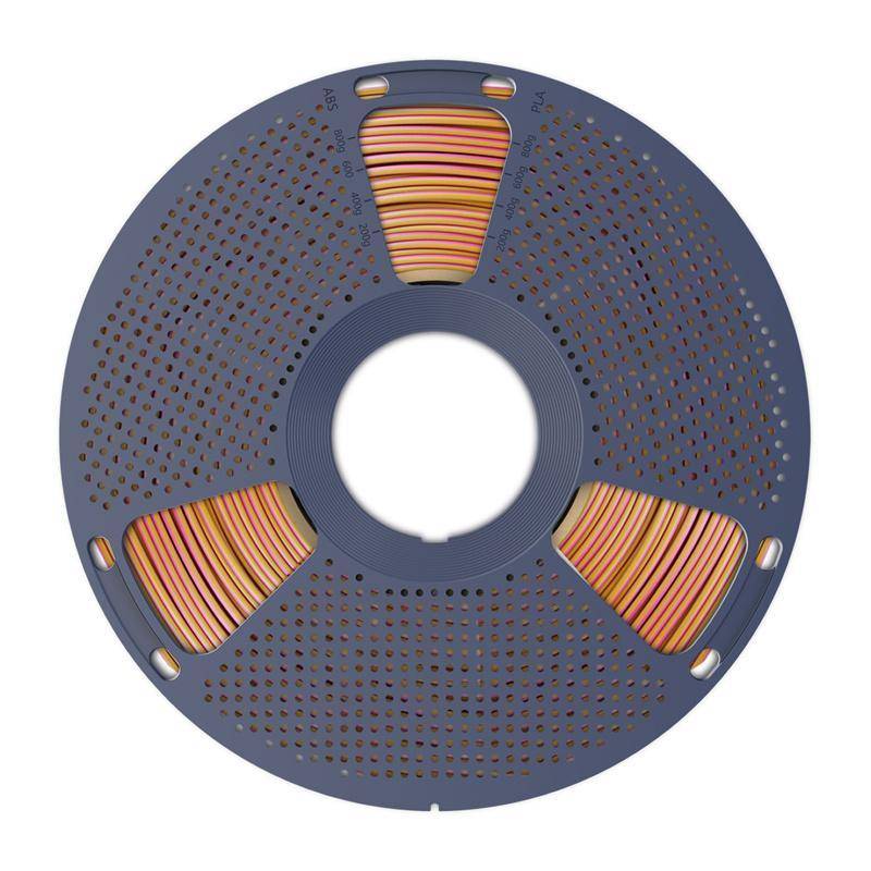 Sunlu PLA+ Silk Tri-Color Filament, 1,75mm, 1kg - Farbton: Red Yellow Blue