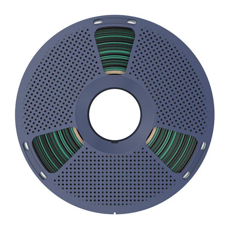 Sunlu PLA+ Silk Dual-Color Filament, 1,75mm, 1kg - Farbton: Black Green