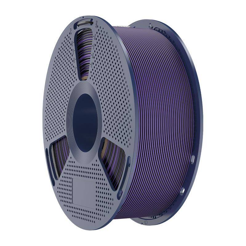 Sunlu PLA+ Silk Dual-Color Filament, 1,75mm, 1kg - Farbton: Black Purple