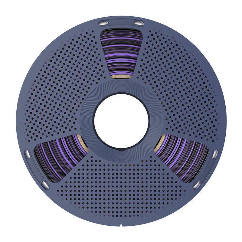 Sunlu PLA+ Silk Dual-Color Filament, 1,75mm, 1kg - Farbton: Black Purple