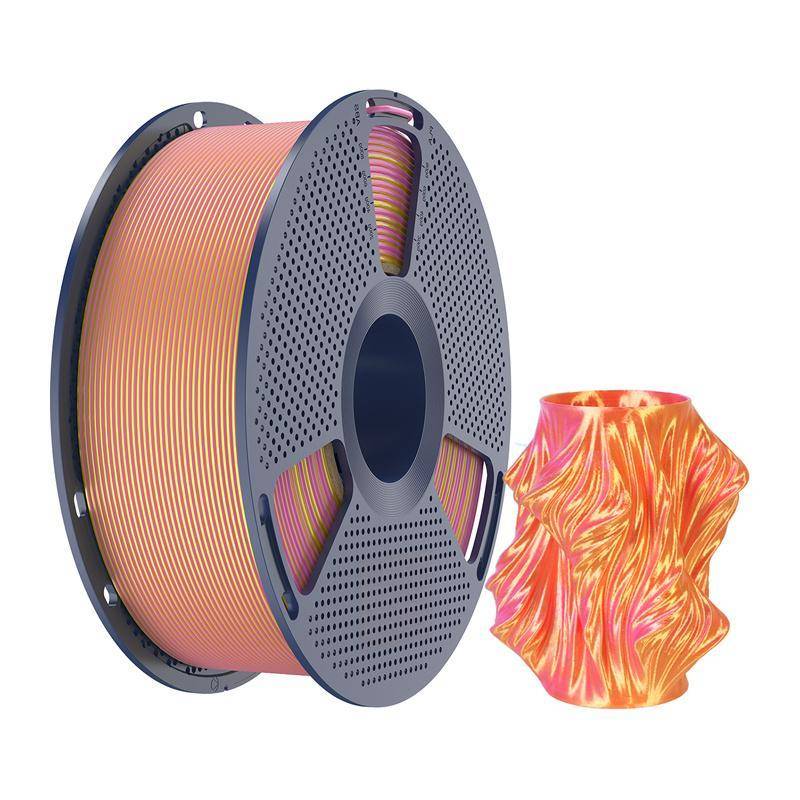 Sunlu PLA+ Silk Dual-Color Filament, 1,75mm, 1kg - Farbton: Pink Gold