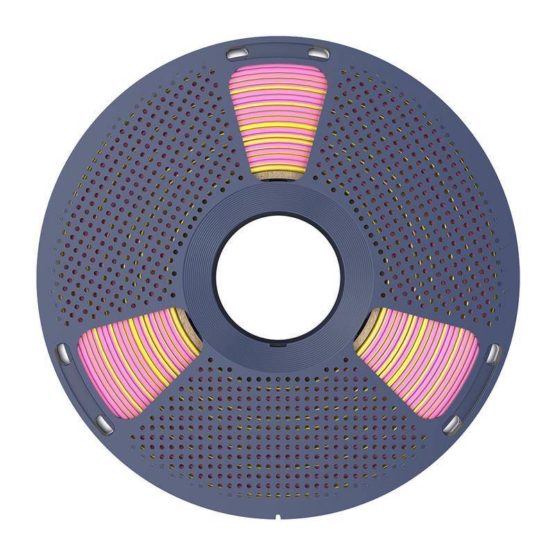 Sunlu PLA+ Silk Dual-Color Filament, 1,75mm, 1kg - Farbton: Pink Gold