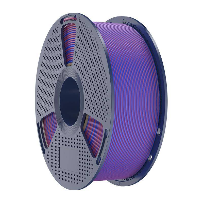 Sunlu PLA+ Silk Dual-Color Filament, 1,75mm, 1kg - Farbton: Red Blue