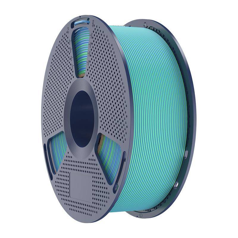 Sunlu PLA+ Silk Dual-Color Filament, 1,75mm, 1kg - Farbton: Blue Green