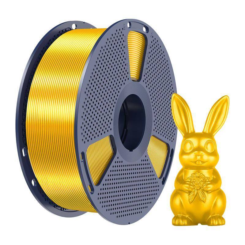 Sunlu PLA+ Silk Filament, 1,75mm, 1kg - Farbton: Light Gold