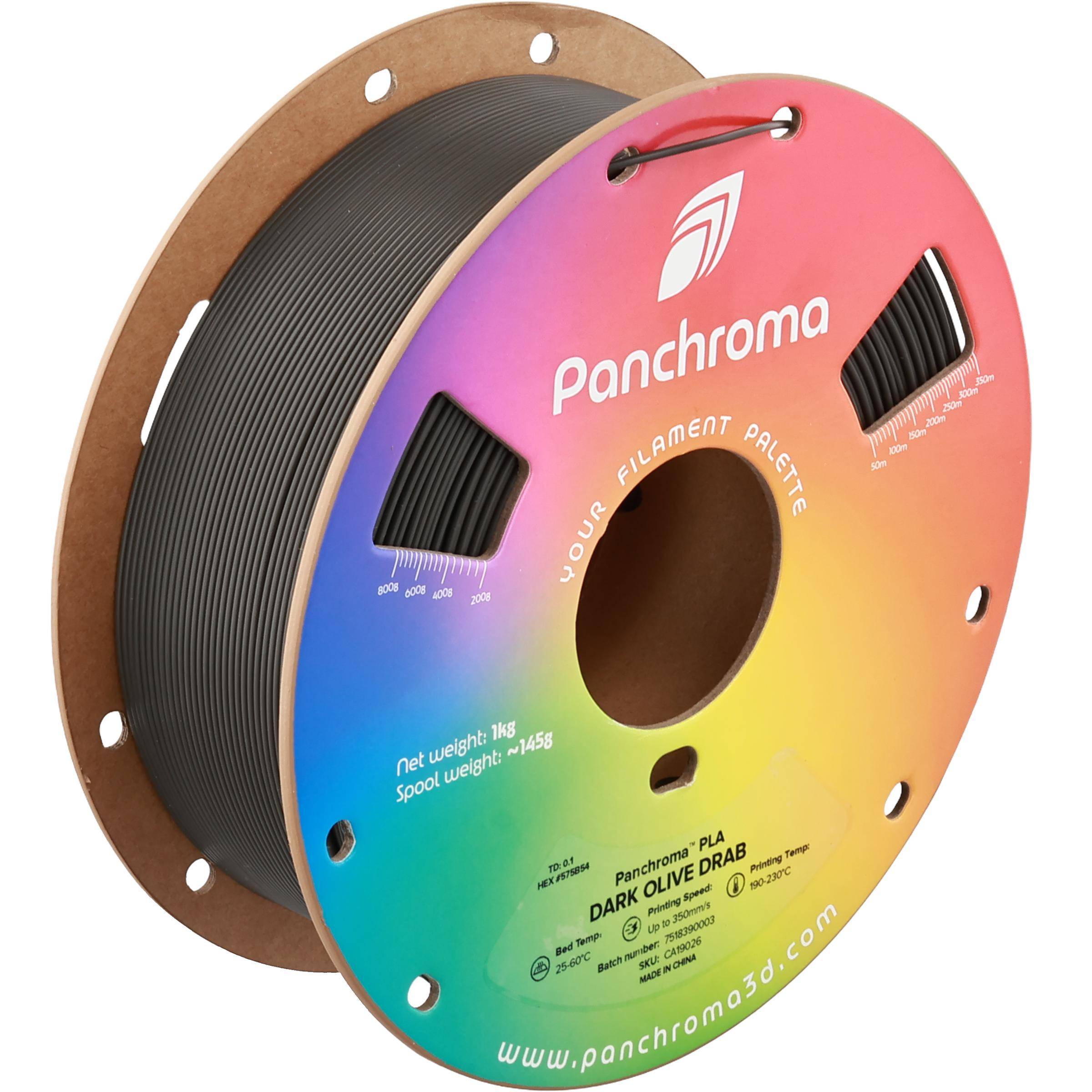 Polymaker Panchroma Basic PLA Filament, 1,75mm, 1kg - Farbton: Dark Olive Drab