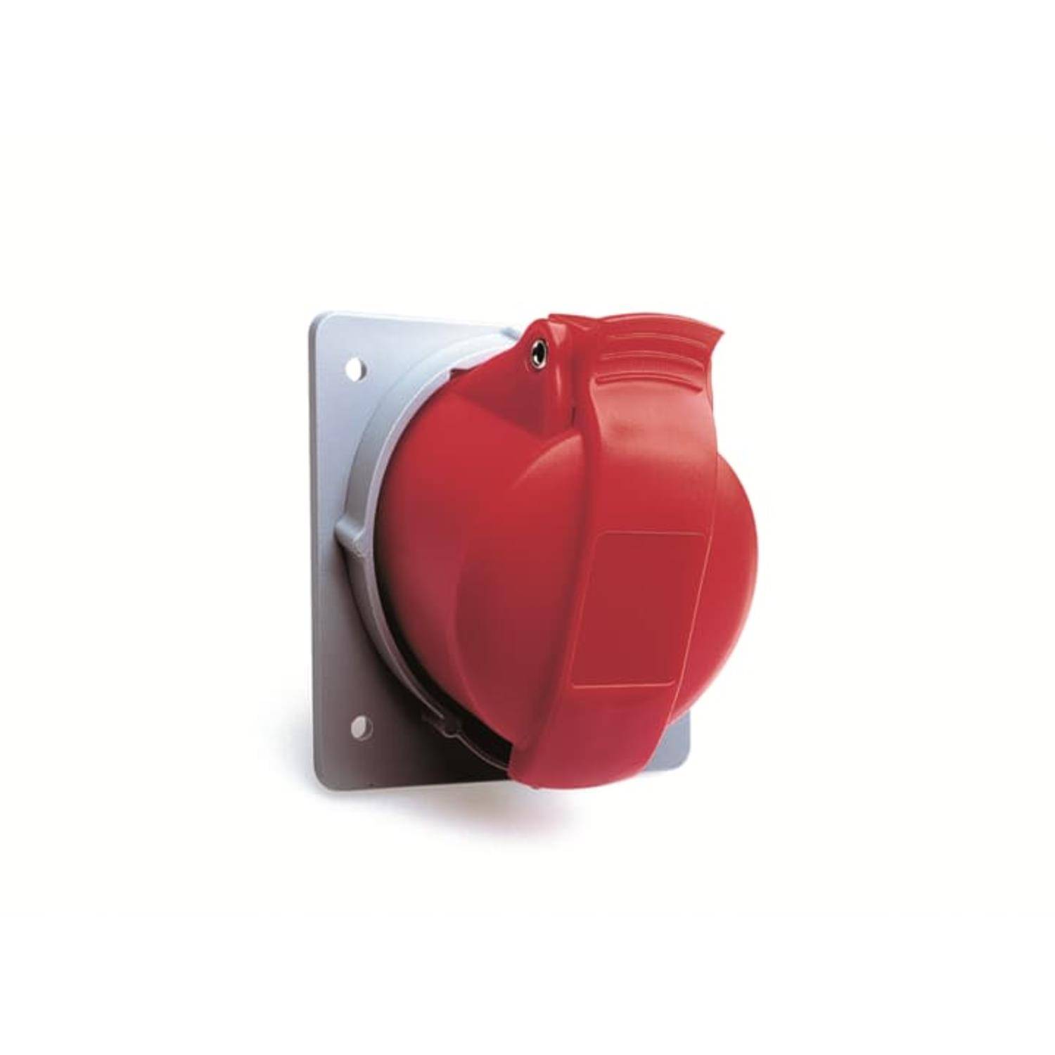 Amphenol 16 Ampere CEE Einbausteckdose 5-polig (3P+N+PE) Buchse, Kodierung 6h rot 200/346V bis 240/415V Frequenz 50 und