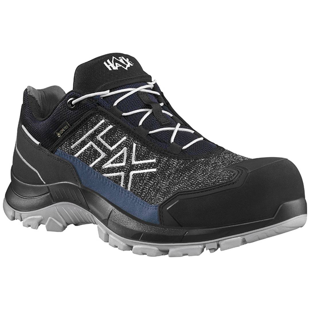 HAIX Sicherheitshalbschuh BLACK EAGLE Safety 400 S7S C GTX 610046 Gr. 46 schwarz/blau/grau