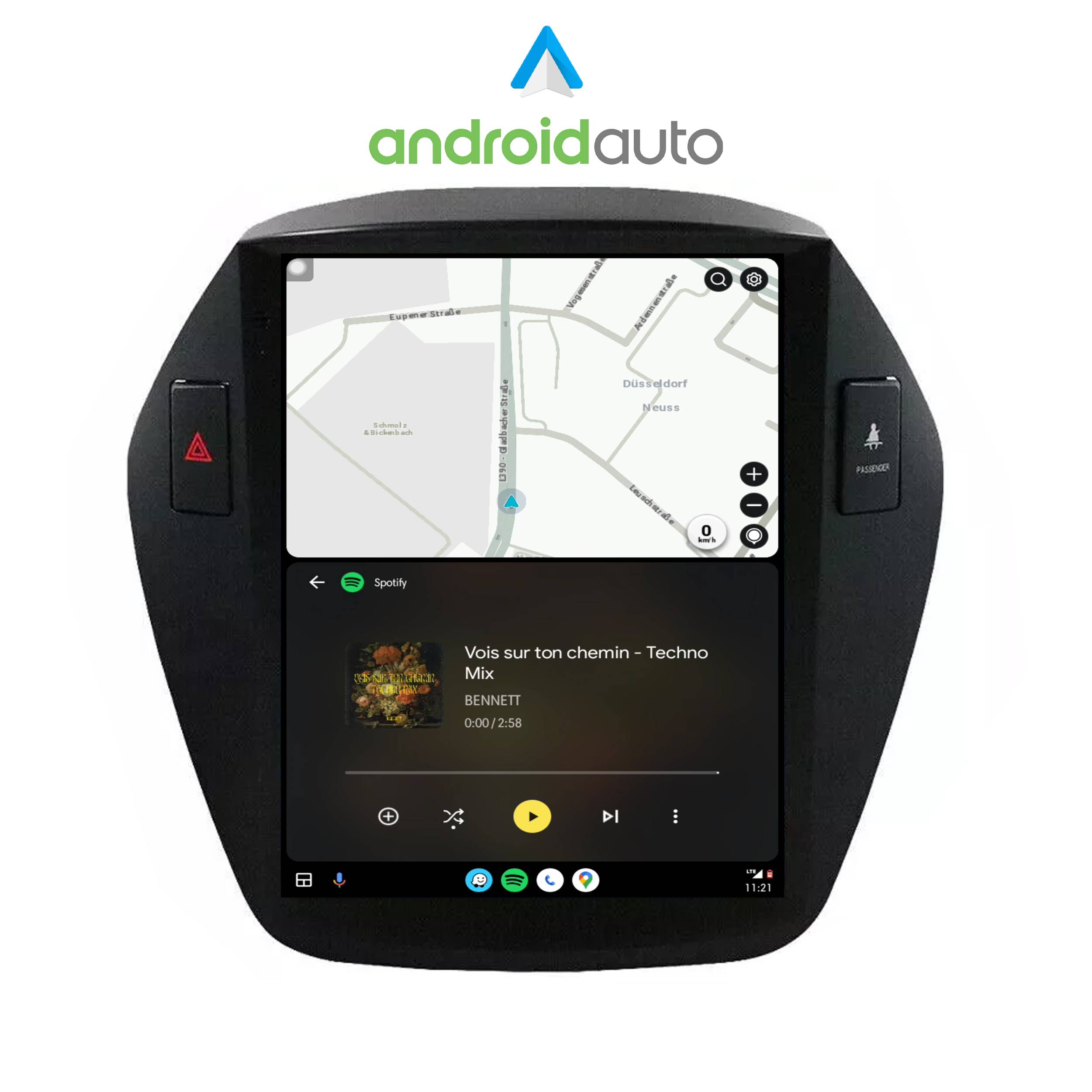 Für HYUNDAI iX35 Tucson 9.7" Touch Android Autoradio GPS CarPlay AndroidAuto