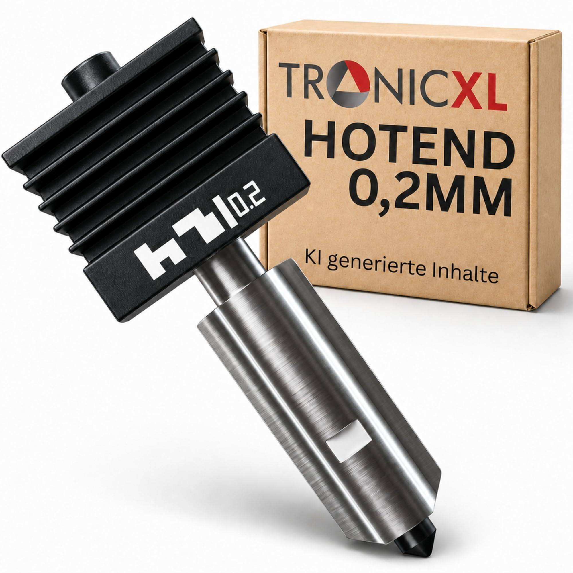 P2S H2S H2D Hotend mit 0,2mm Düse 1:1 passend für Bambu Lab 3D Drucker Nozzle Druck Kopf Hot End