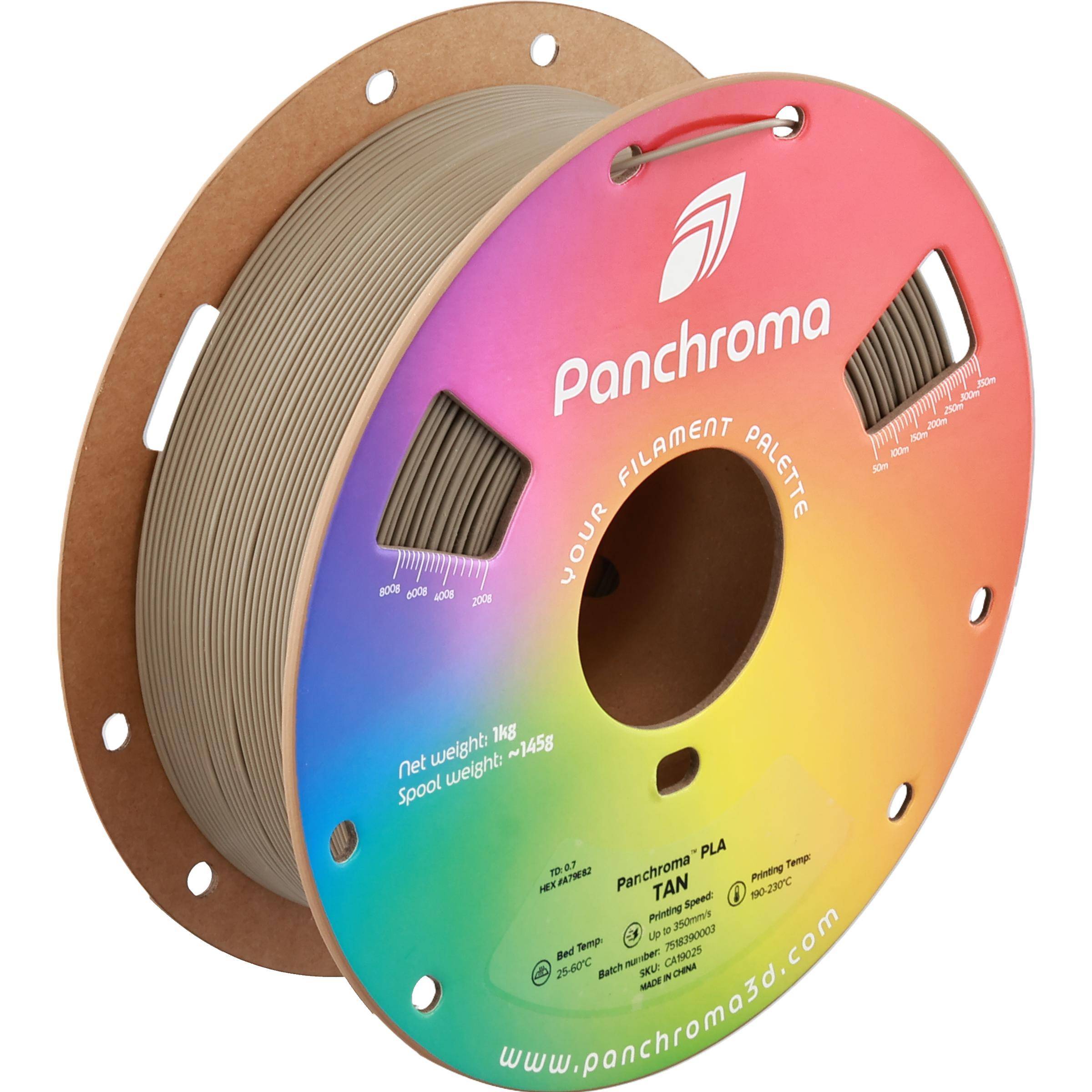 Polymaker Panchroma Basic PLA Filament, 1,75mm, 1kg - Farbton: Tan