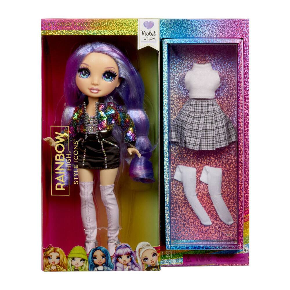 Rainbow High Style Icons Fashion Dolls Violette Puppe