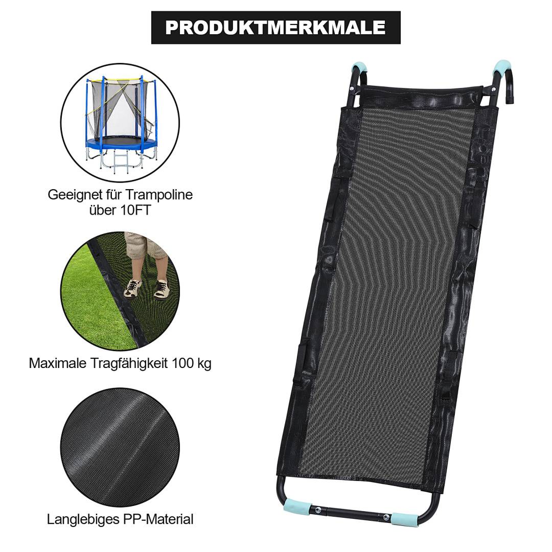 Trampolinleiter Trampolin Leiter Gartentrampolin 150cm Garten Sport Kinder Outdoor Einstiegsleiter für Trampolin