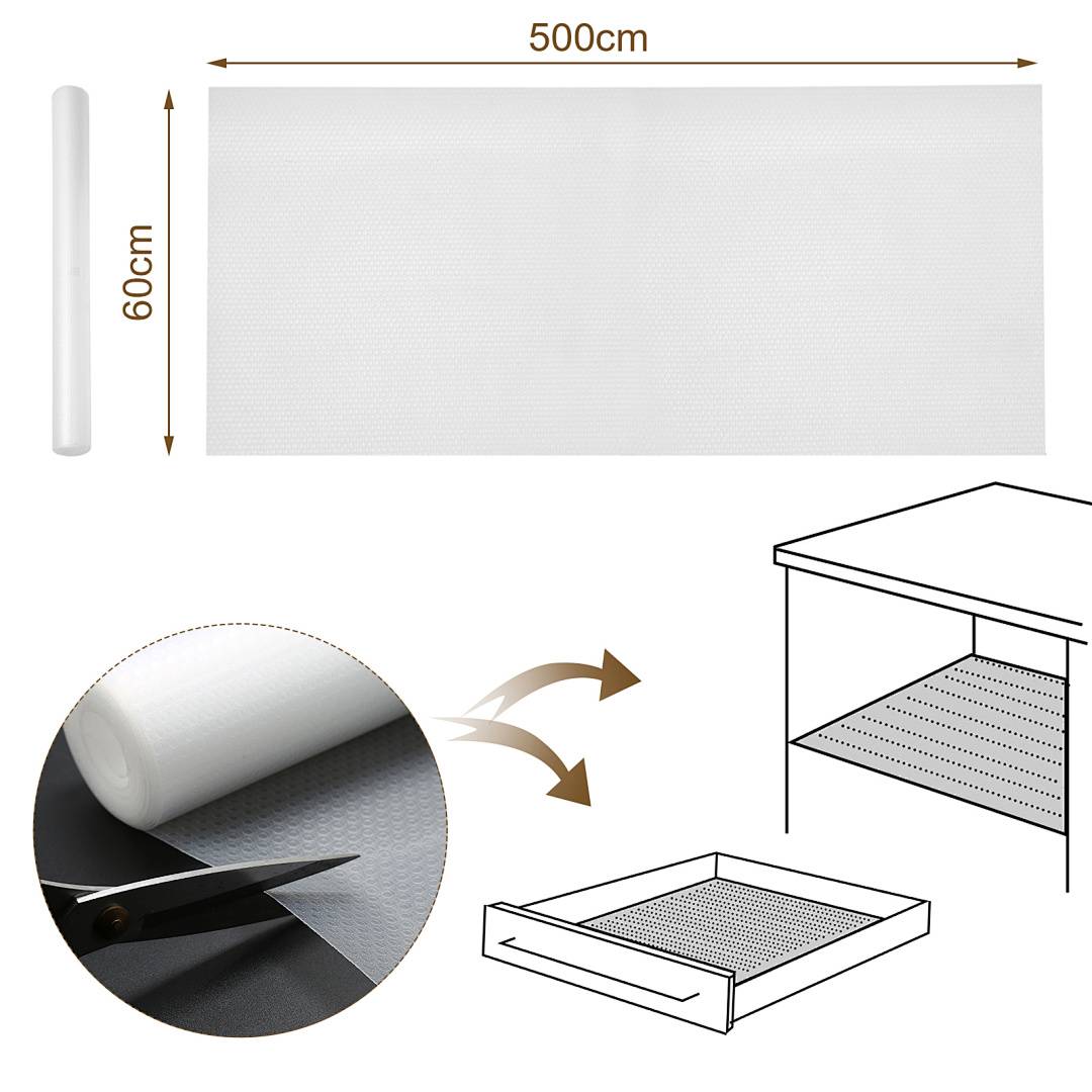3x Schubladenmatte Antirutsch Antirutschmatte 50x150cm Matte Schubladen Schubladene Schrank Schubladeneinlage Folie