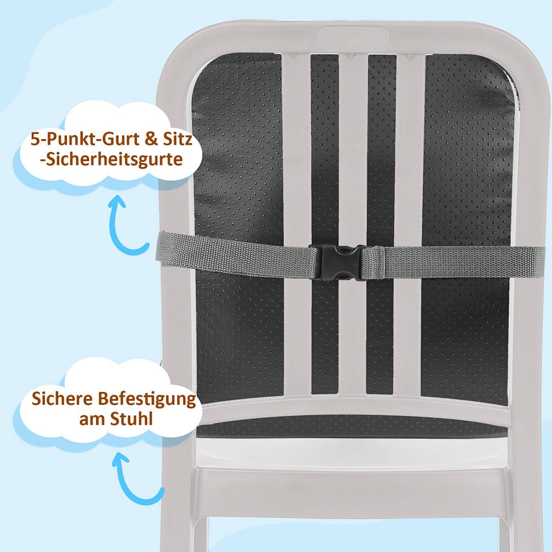 Sitzerhöhung Stuhl Kind Reisehochstuhl Kinder Hochstuhl Baby Sitzkissen Stuhlkissen Kind