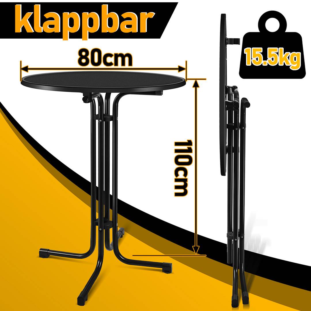 Stehtisch Bistrotisch Partytisch 110cm Klappbar Klapptisch Garten Gastronomie Husse Stehtisch Stehtischhussen