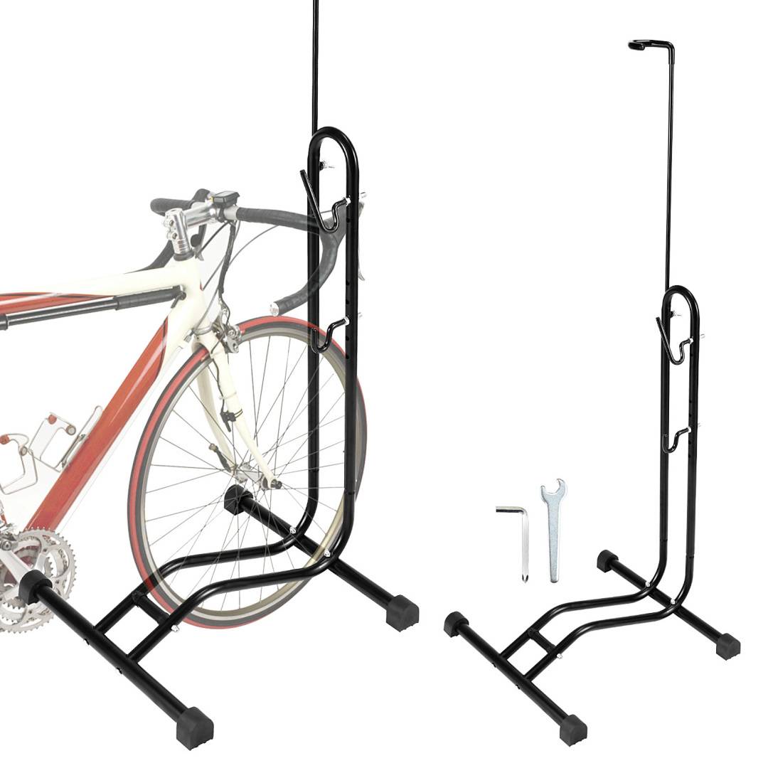 Fahrradständer Verstellbar Bike Halter Universal Fahrradhalter Montageständer Schwarz Räder Radständer