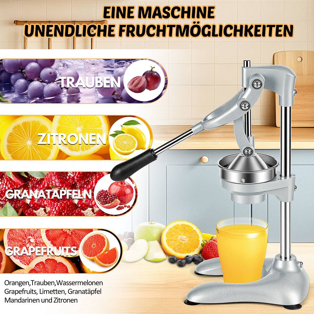 Handentsafter Saftpresse Entsafte Edelstahl Zitruspresse Entsafter Obstpresse Frucht Orangen von