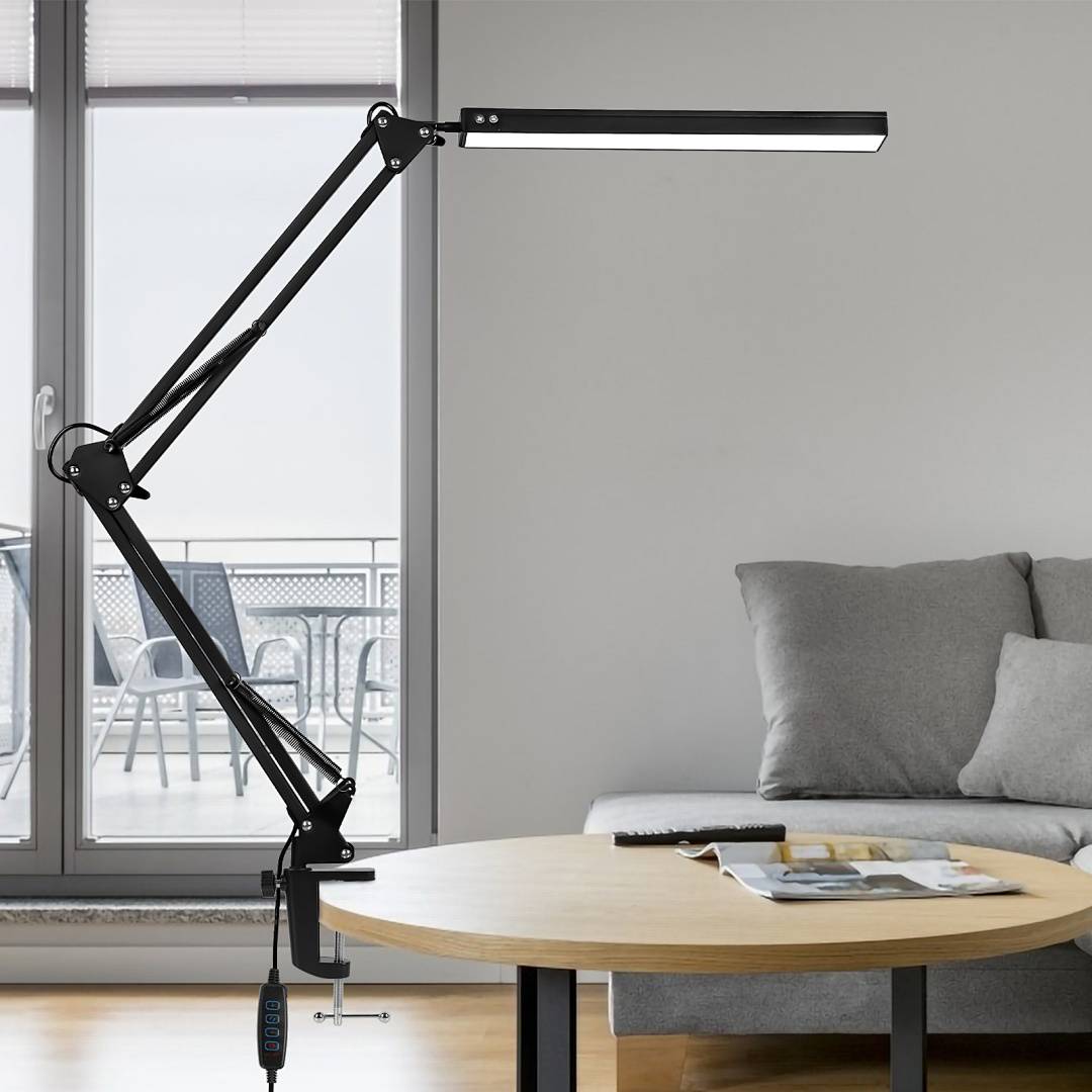 LED Schreibtischlampe Dimmbar Tischlampe 10W Leselampe Tischleuchte Nachttischlampe USB Lampe Nachttisch