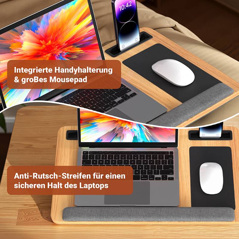 Laptopkissen Knietablett Laptopunterlage Laptop Kissen Tablet Knie Unterlage Tisch