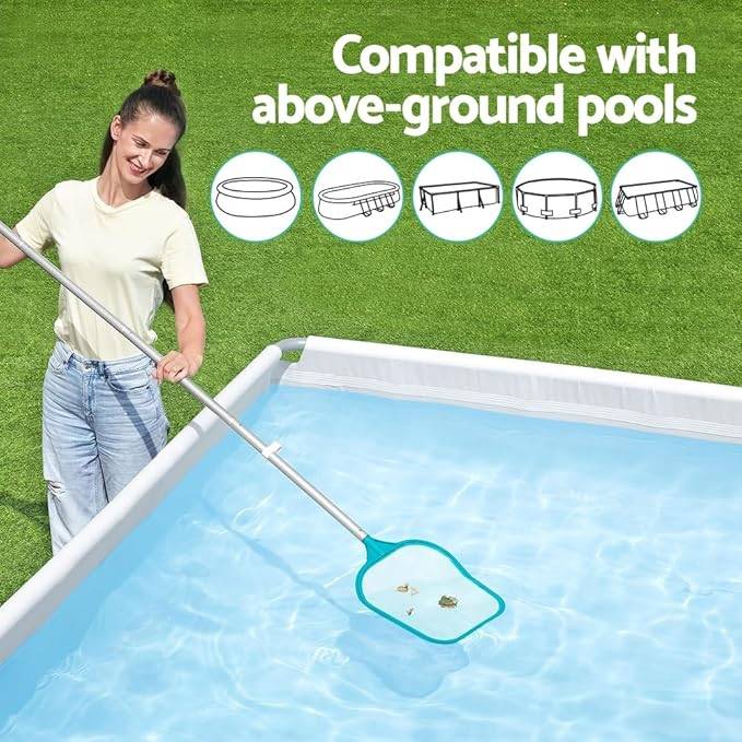 Bestway Poolpflege Komplett-Set AquaClear Deluxe für Poolgrößen bis 396 cm