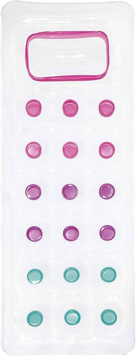 BESTWAY Badematr.Fashion Lounge (Transparent, 188 x 71 cm)