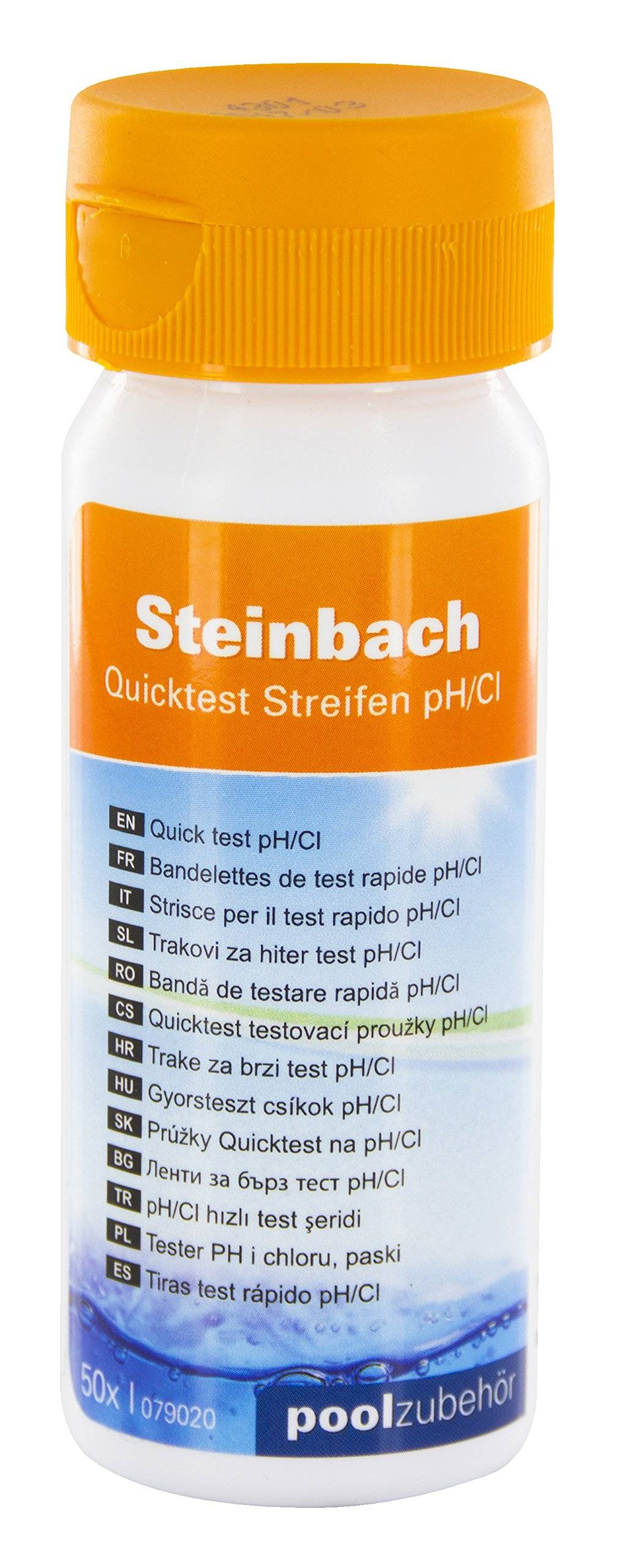 Steinbach | Quicktest Streifen | pH-Wert und freies Chlor | 50 Stück | einfache Wasseranalyse | schnelle Ergebnisse | ideal für Poolpflege