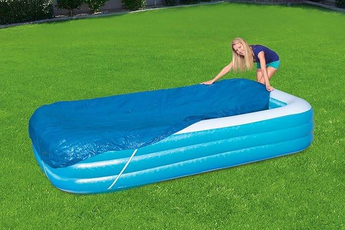 Bestway PE-Abdeckplane für Family Pools 340 x 230 cm, blau, eckig
