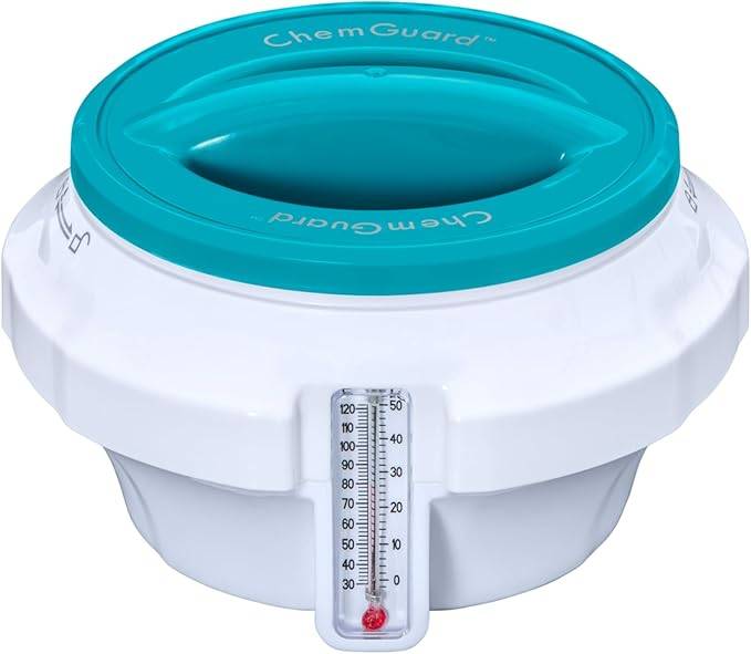 Bestway Dosierschwimmer mit Chemguard Schutzhandschuh Ø 17.5 x 18.6 cm
