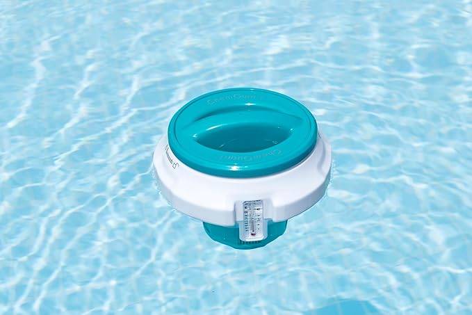 Bestway Dosierschwimmer mit Chemguard Schutzhandschuh Ø 17.5 x 18.6 cm