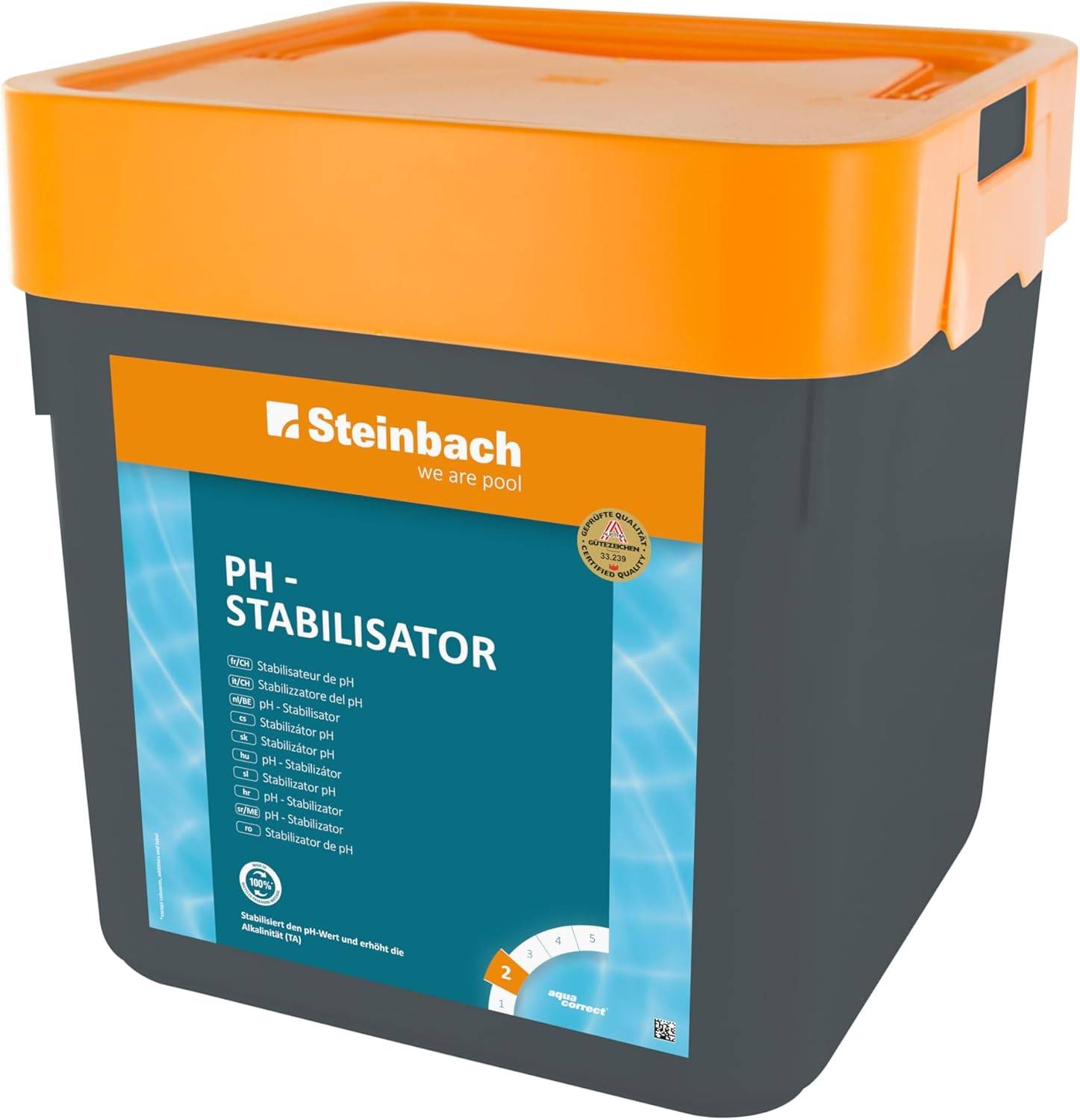 Steinbach | Poolpflege pH-Stabilisator | 5 kg | zur optimalen pH-Wert-Einstellung | effiziente Wasserpflege | einfache Anwendung #1