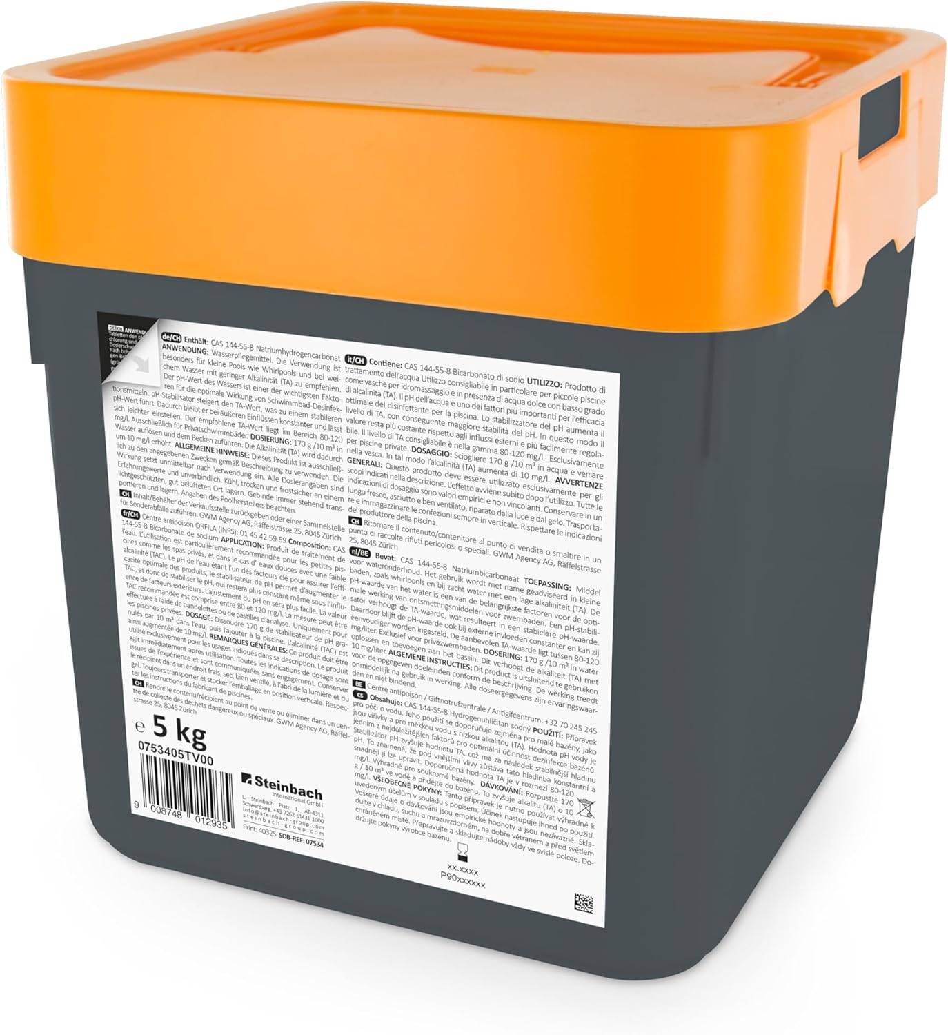 Steinbach | Poolpflege pH-Stabilisator | 5 kg | zur optimalen pH-Wert-Einstellung | effiziente Wasserpflege | einfache Anwendung #1