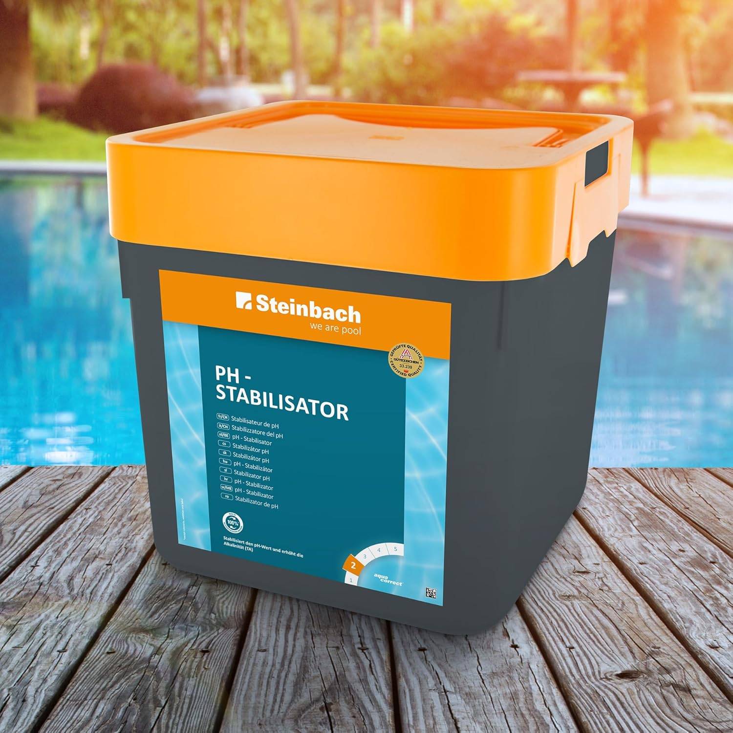 Steinbach | Poolpflege pH-Stabilisator | 5 kg | zur optimalen pH-Wert-Einstellung | effiziente Wasserpflege | einfache Anwendung #1