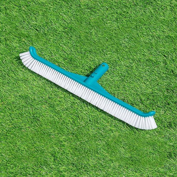 Bestway Poolbesen AquaBroom für Bestway Teleskopstange 45,7 cm, Weiß-türkis