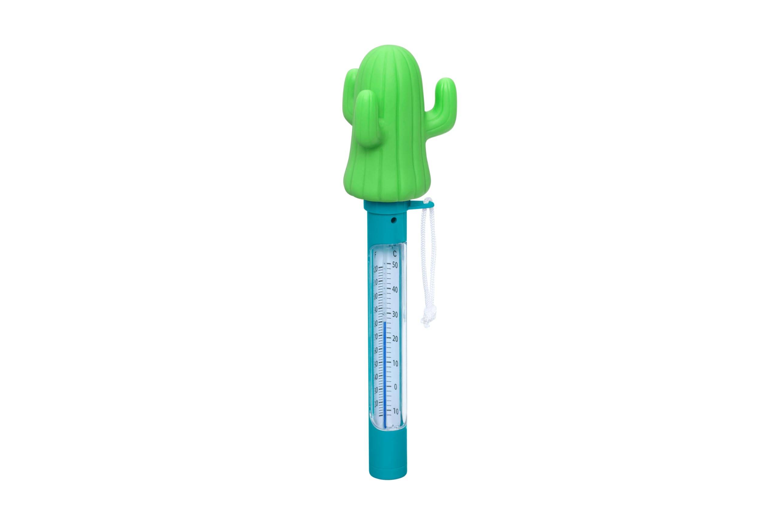 Bestway schwimmendes Poolthermometer Kaktus 8 x 6,5 x 25 cm