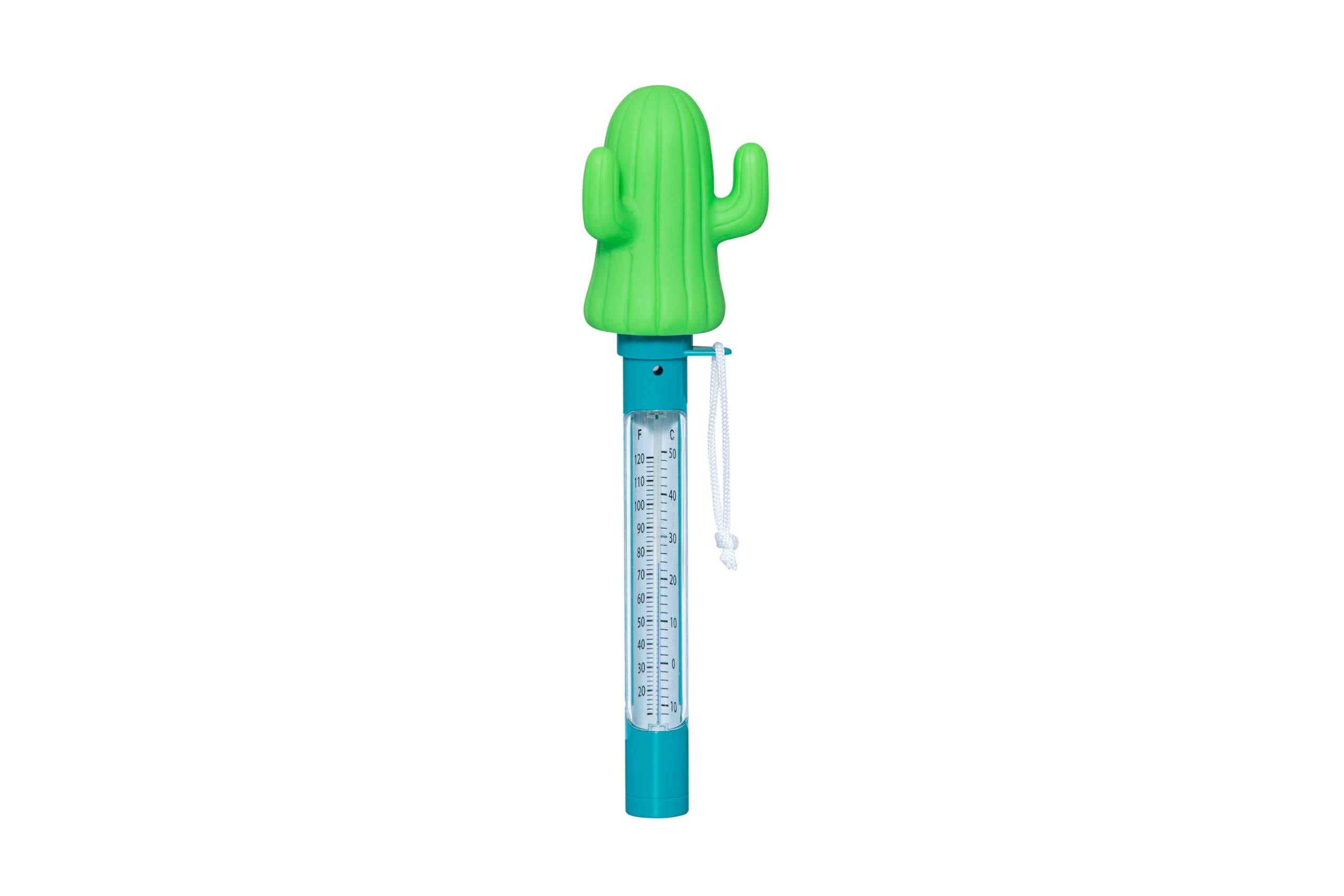 Bestway schwimmendes Poolthermometer Kaktus 8 x 6,5 x 25 cm
