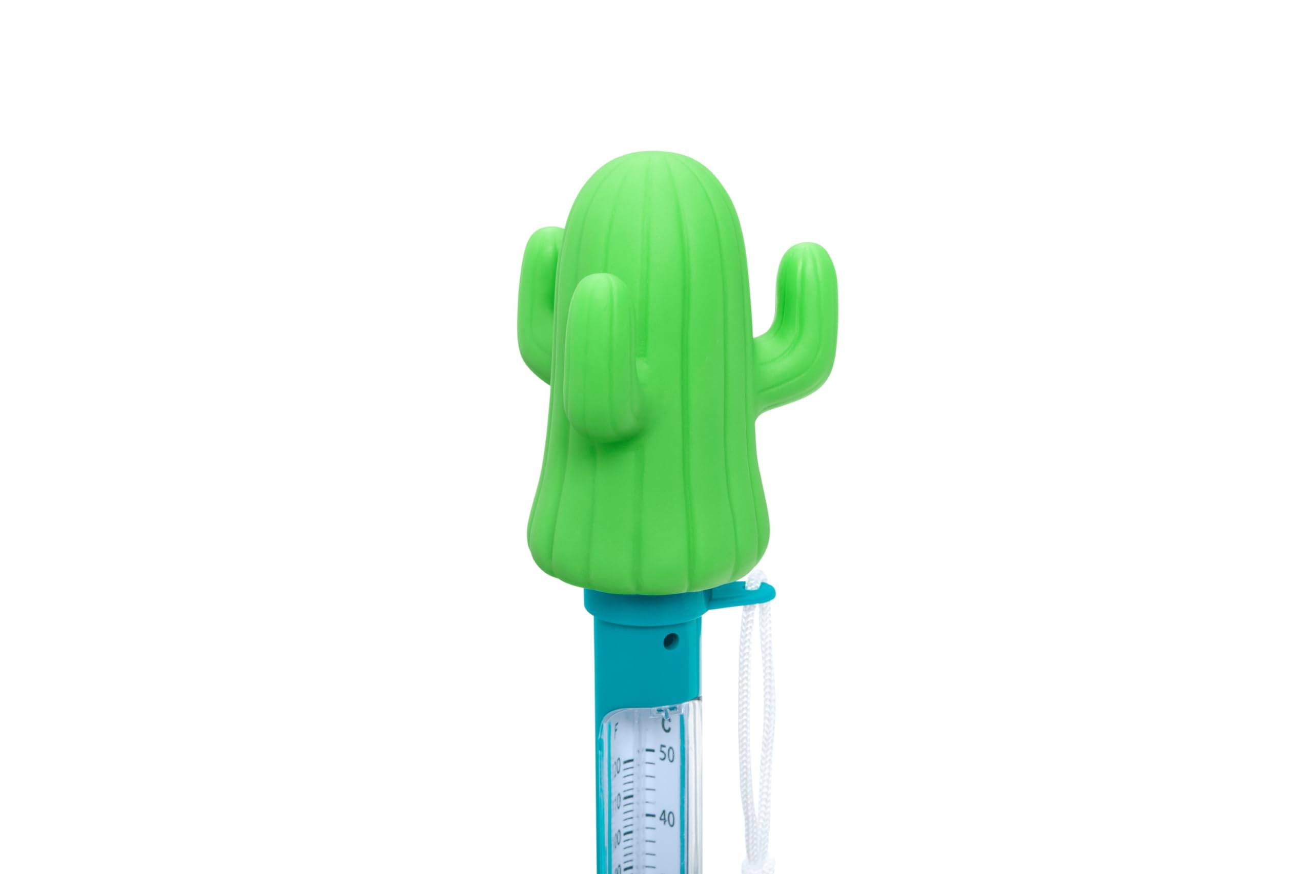 Bestway schwimmendes Poolthermometer Kaktus 8 x 6,5 x 25 cm